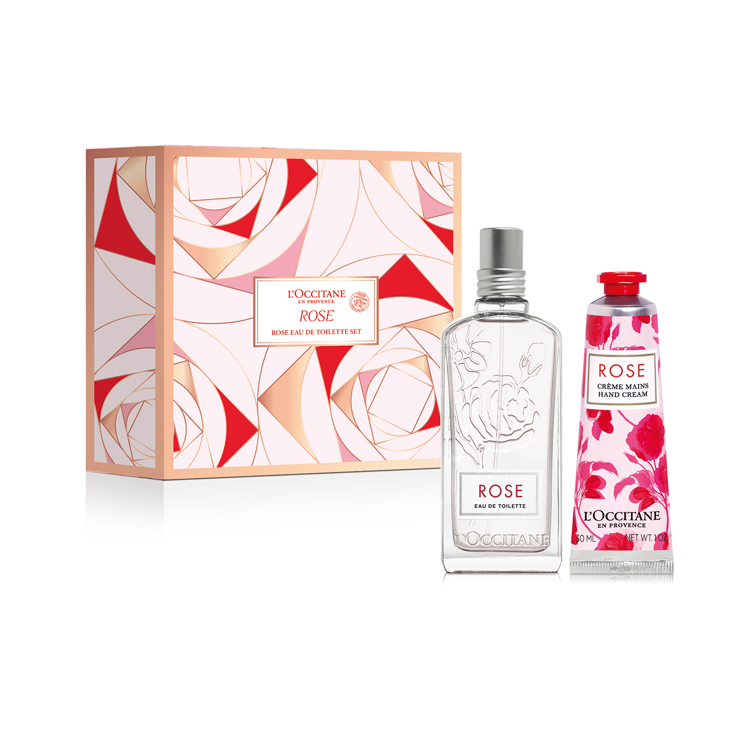 玫瑰淡香氛及润手霜套装