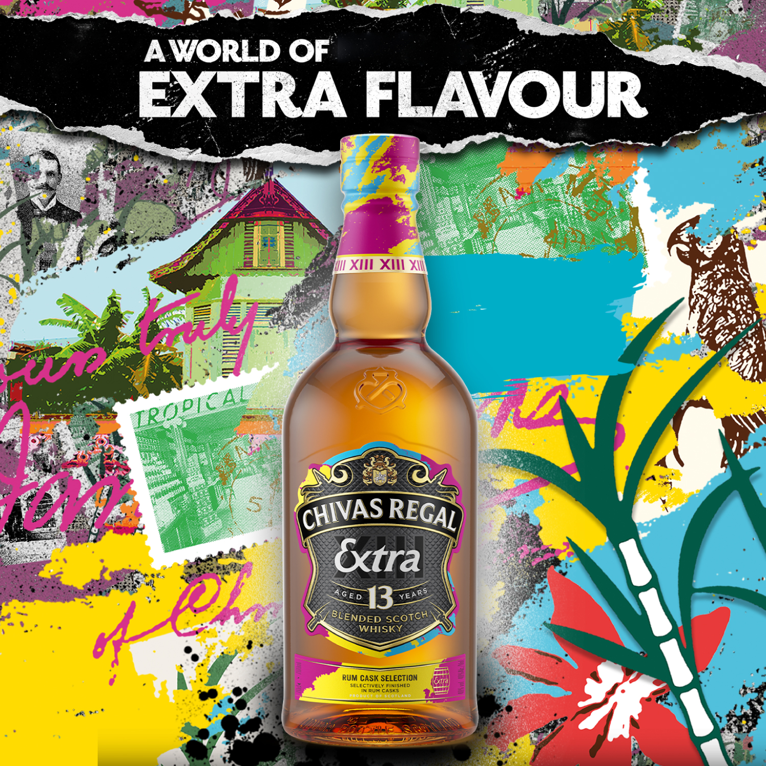 CHIVAS REGAL 13YEARS OLD  EXTRA RUM CASK