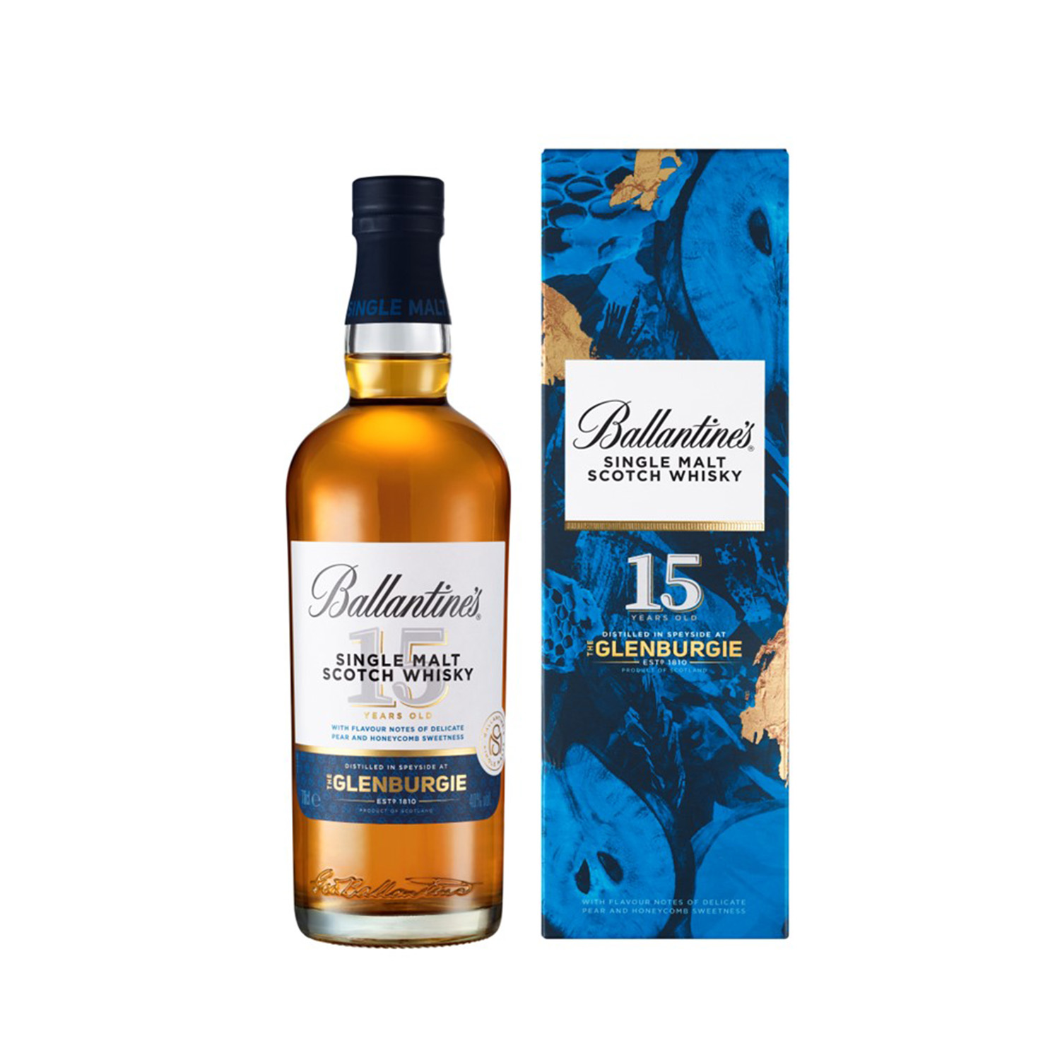 BALLANTINE'S 15 Years Old Single Malt Glengurgie