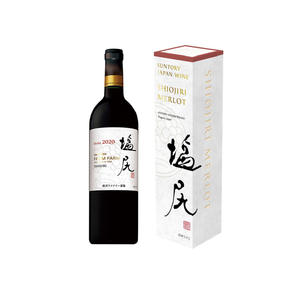 SUNTORY FROM FARM SHIOJIRI MERLOT 2020 (Gift Box) [Not eligible for discounts]