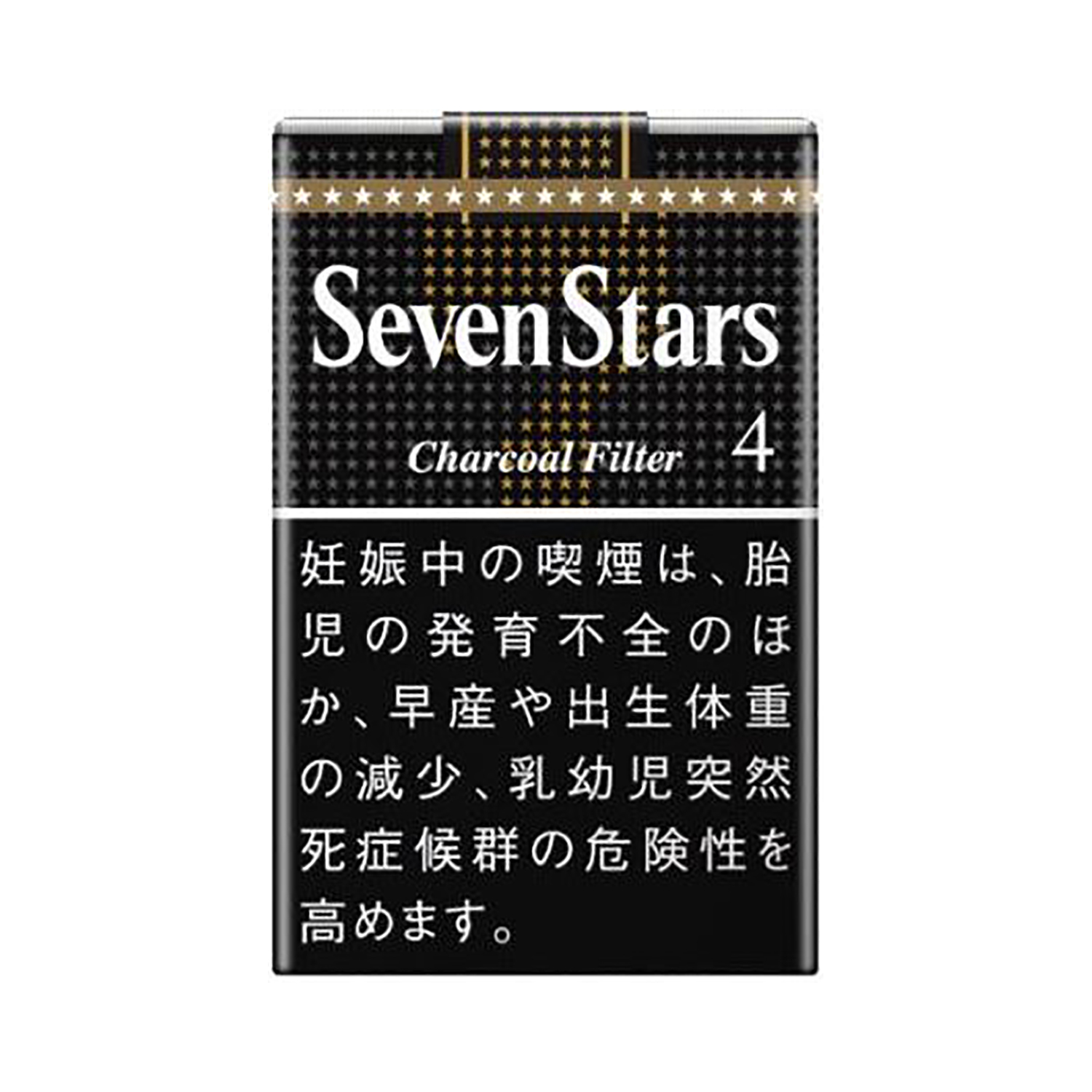 SEVEN STARS 4 SOFT PACK / Tar:4mg Nicotine:0.4mg