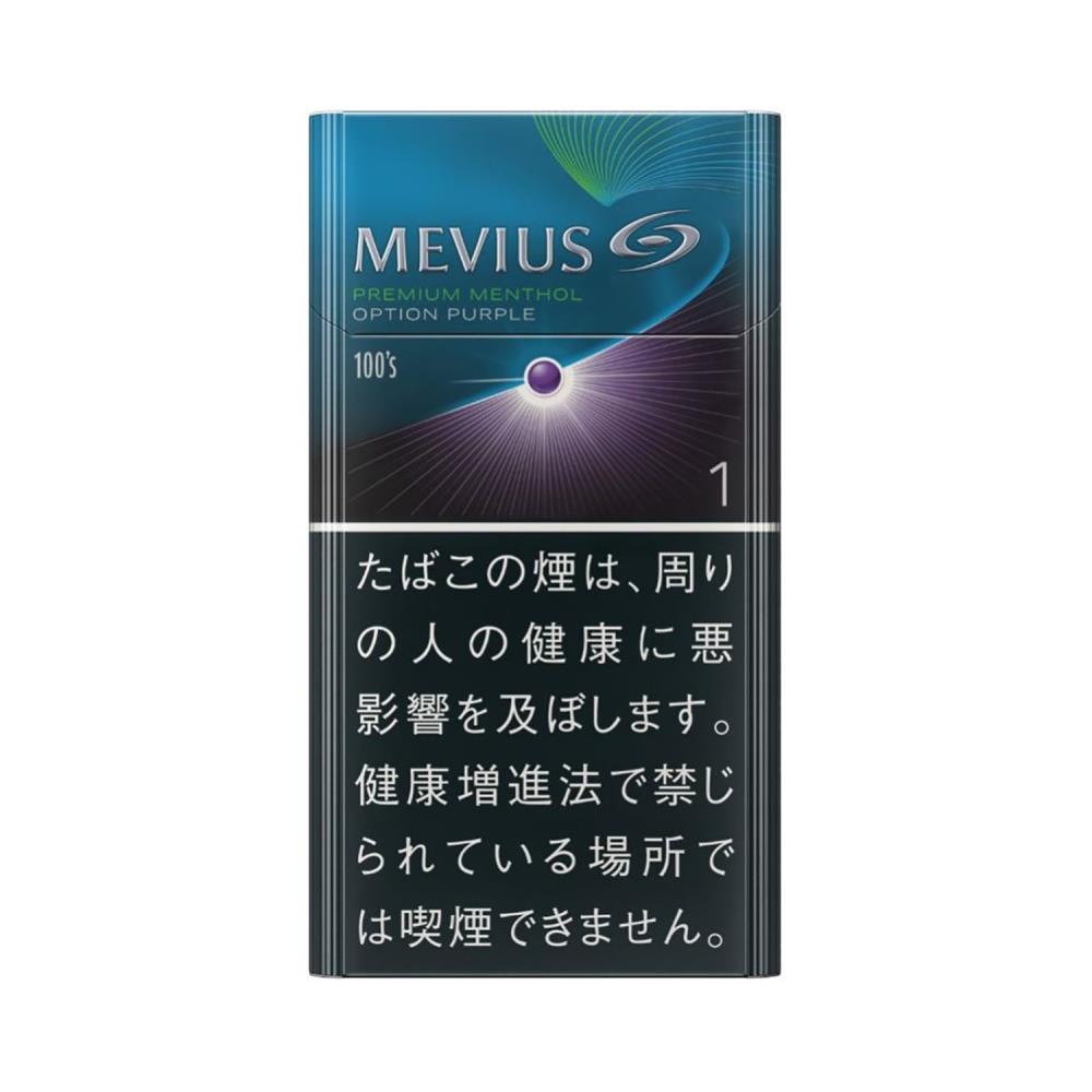 MEVIUS PREMIUM MENTHOL OPTION PURPLE ONE 100's / Tar:1mg Nicotine:0.1mg