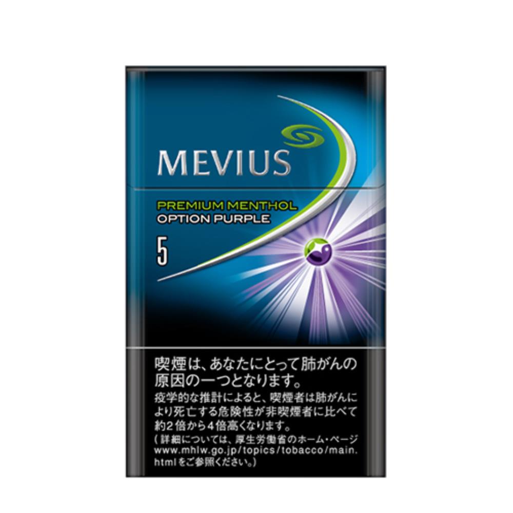 MEVIUS PREMIUM MENTHOL OPTION PURPLE 5 / Tar:5mg Nicotine:0.5mg