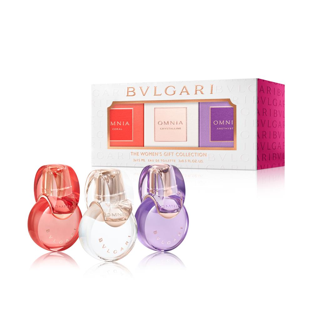 BVLGARI THE OMNIA COLLECTION MINIATURES KIT 15mL x 3