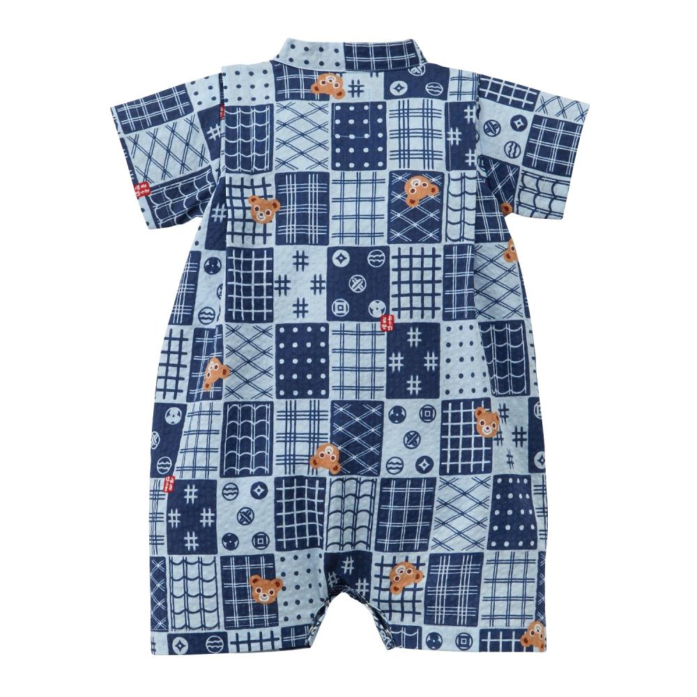 Jinbei Overalls (Baby Boy, Japanese check pattern) ANA DUTY FREE SHOP