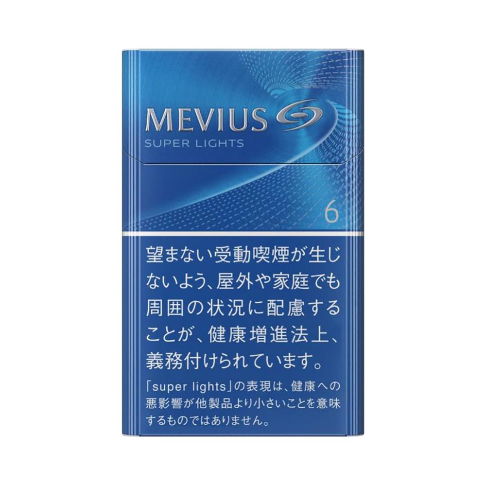 MEVIUS SUPER LIGHTS BOX / Tar:6mg Nicotine:0.5mg
