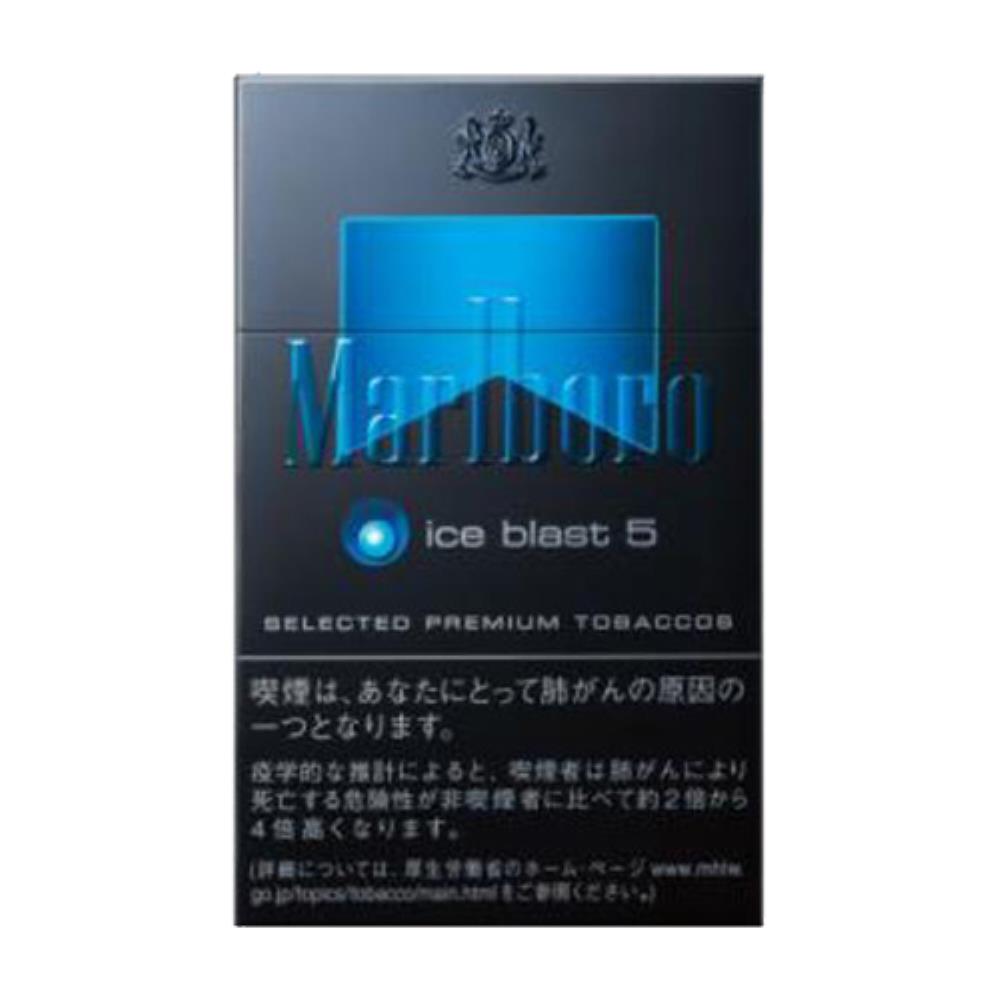 MARLBORO ICE BLAST FIVE KS BOX / Tar5mg Nicotine0.4mg ANA DUTY FREE