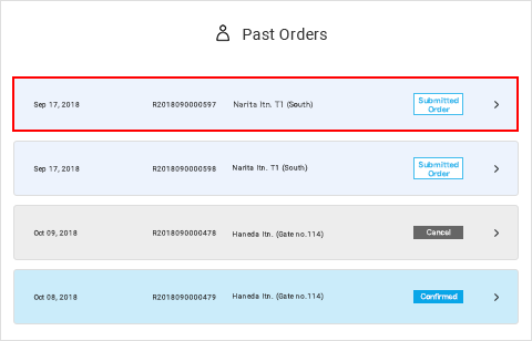 (2) View Order Details