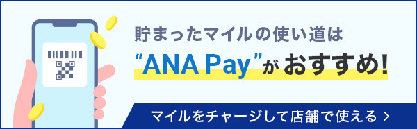 貯まったマイルの使い道は“ANA Pay”がおすすめ！ マイルをチャージして店舗で使える