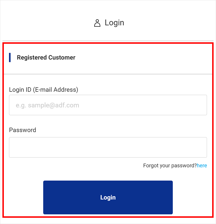 Login to My Page