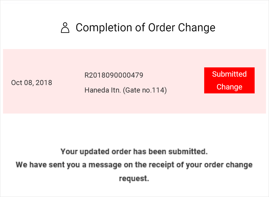 (7) Confirm the Updated Order Details