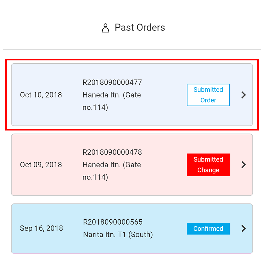 (2) View Order Details