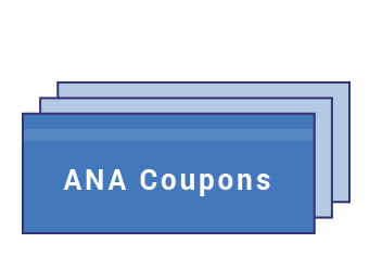 You can use various ANA coupons!