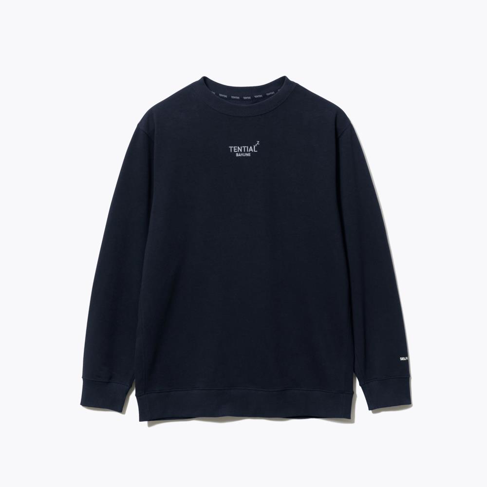 バクネ スウェット メンズ ロングスリーブ クルーネック