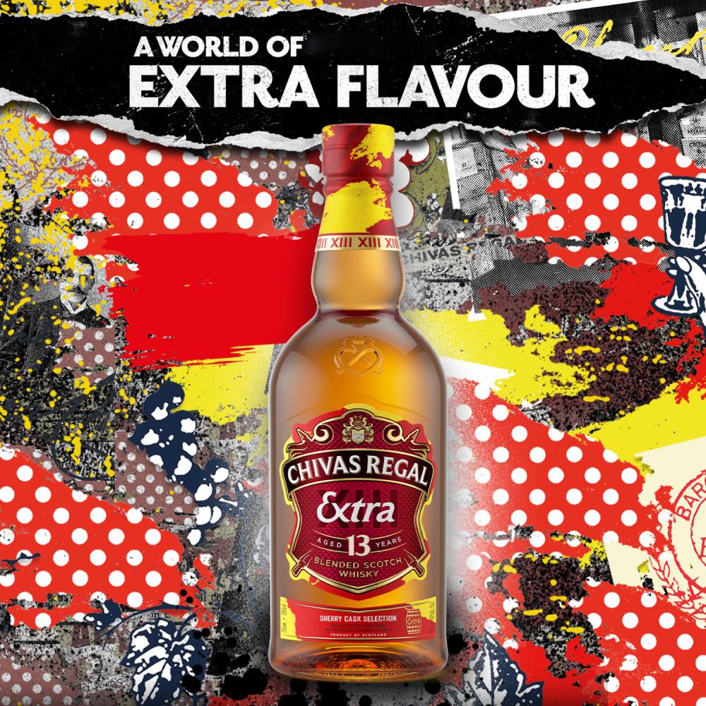CHIVAS REGAL 13YEARS OLD  EXTRA SHELLEY CASK