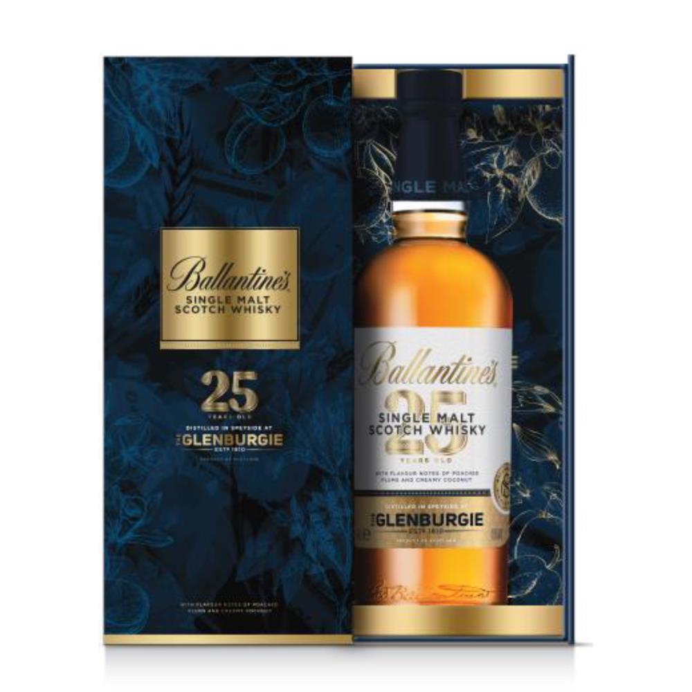 BALLANTINE'S 25YO SINGLE MALT GLENBURGIE