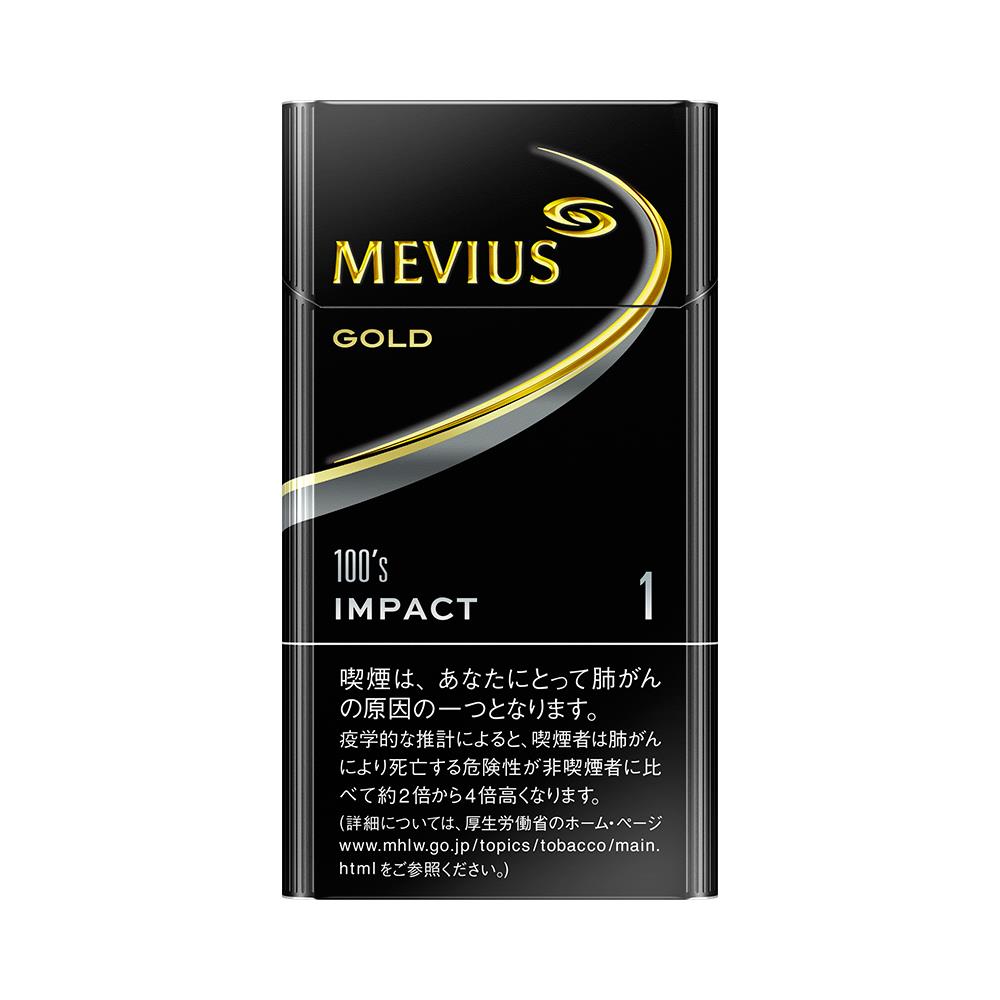 japanese gold cigarettes MEVIUS GOLD IMPACT ONE 100's