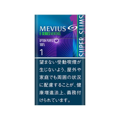 MEVIUS E series Menthol Option Purple 1 100’s Slim