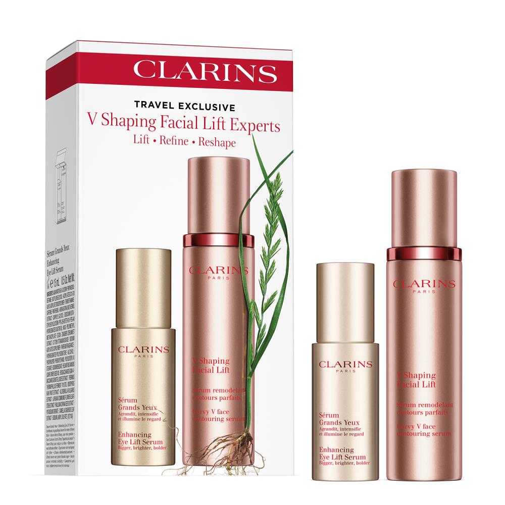 V shaping. V Shaping facial Lift. Clarins Travel Set. Серум кларанс y Shaping facial Lift отзывы.