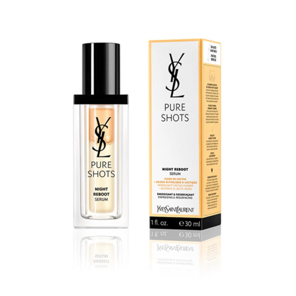 PURE SHOTS NIGHT REBOOT SERUM 30ml 2点セット Pure Shots Night Reboot Serum : Skin-Fatigue Recovery | YSL