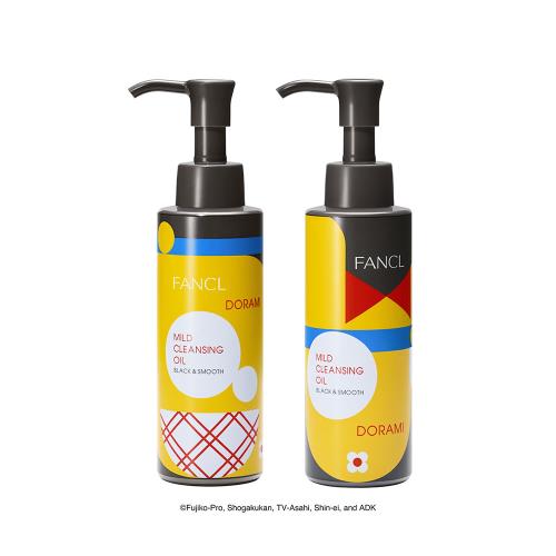 DORAEMON limited design Mild Cleansing Oil —Black&Smooth－ 2 bottles