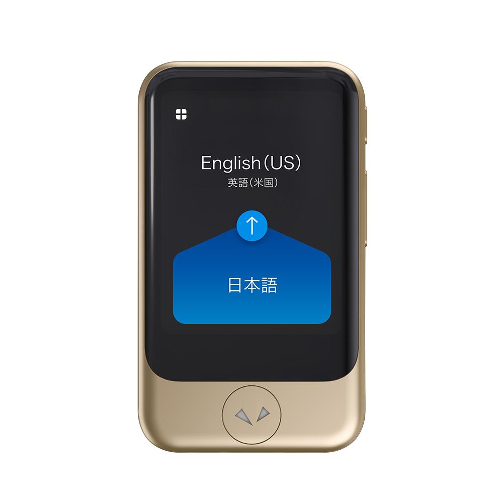 POCKETALK S Gold with 2-Year Global Communication