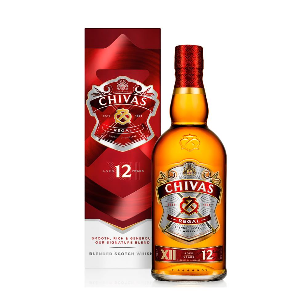 未開封★Chivas Regal【シーバスリーガル】 12年 5本セット 750/760ml 箱付