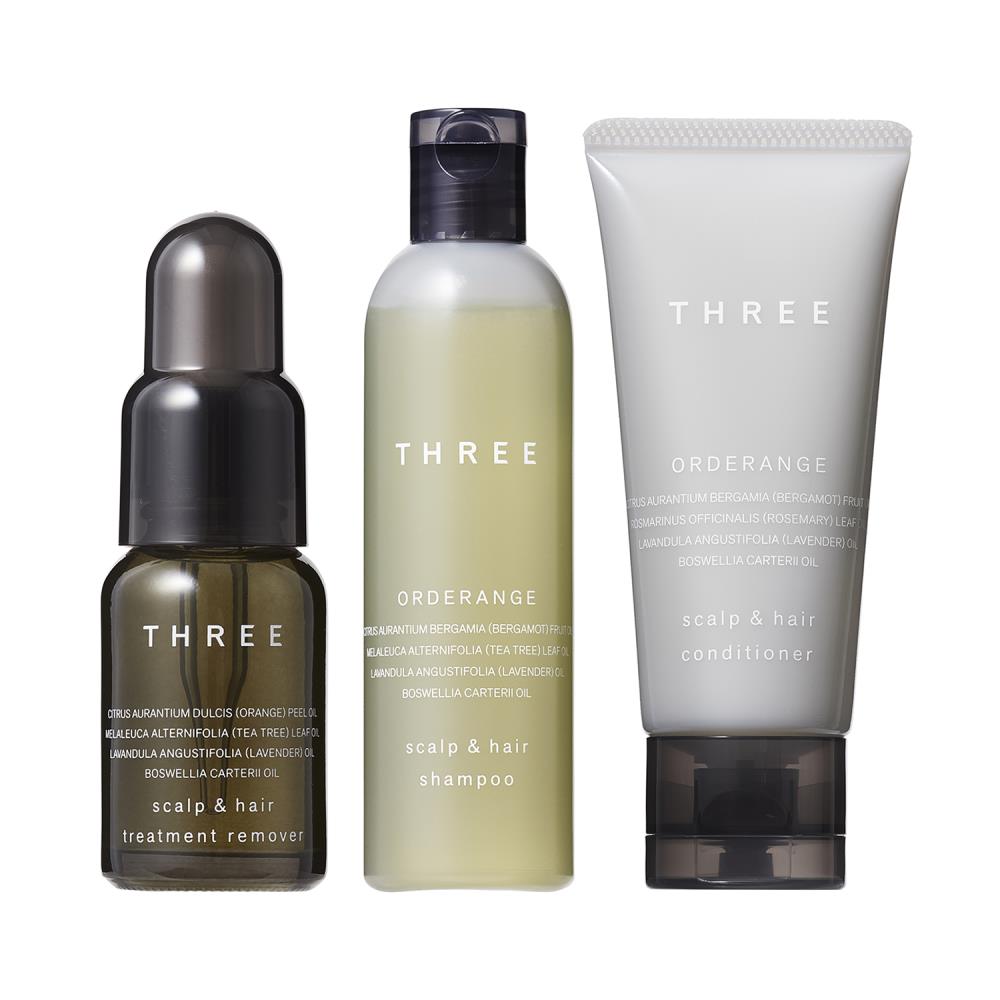 THREE スキャルプ＆ヘア トリートメント リムーバー＆オーダレンジ セット スキャルプ&ヘア トリートメント リムーバー&オーダレンジ R