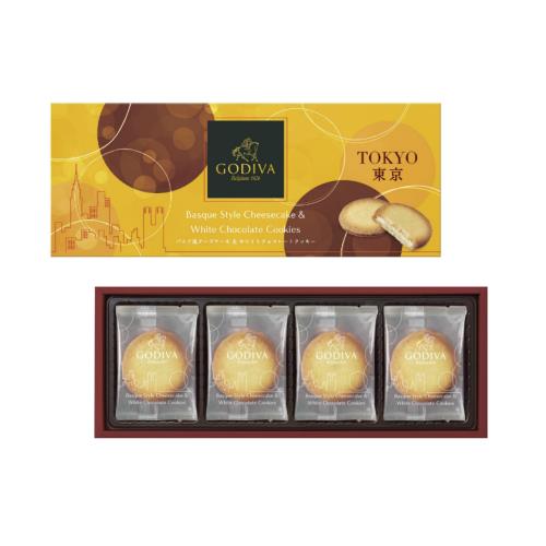 GODIVA バスク風チーズケーキ＆ホワイトチョコレートクッキー