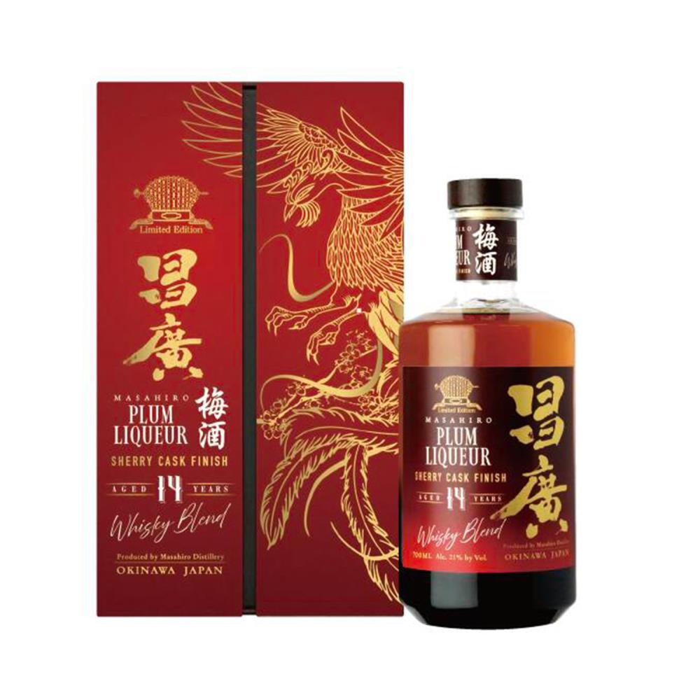 梅酒シェリーカスクフィニッシュ14年ウイスキーブレンド