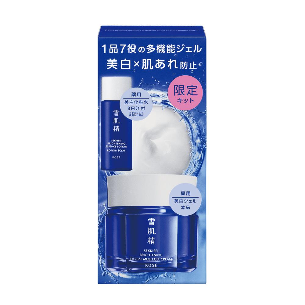 SEKKISEI　BRIGHTENING　HERBAL MULTI GEL CREAM KIT